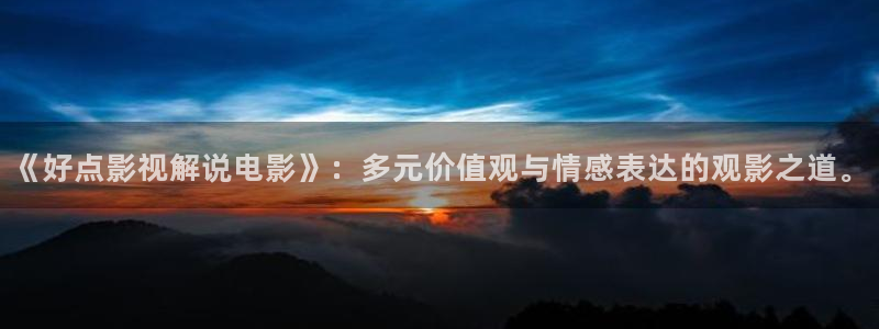 妻子的姐姐神马影院：《好点影视解说电影》：多元价值观与情感表达的观影之道。