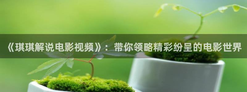 神马影院我不卡电影院：《琪琪解说电影视频》：带你领略精彩纷呈的电影世界
