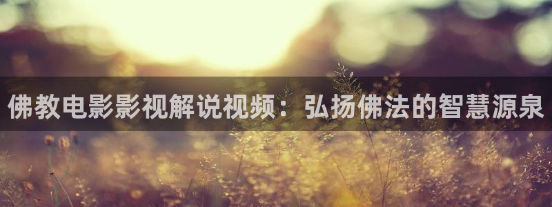 神马电影网自拍偷拍：佛教电影影视解说视频：弘扬佛法的智慧源泉