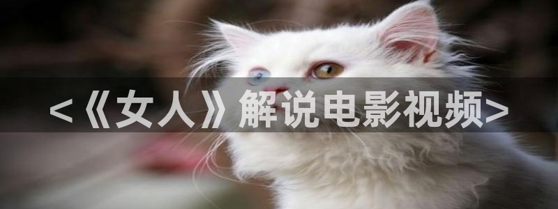 神马特片电影网：<《女人》解说电影视频>