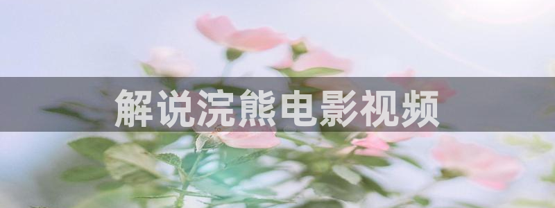神马影院一级黄色片：解说浣熊电影视频